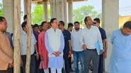 India News | Uttarakhand CM Dhami Inspects Maa Purnagiri Temple Construction in Khatima
