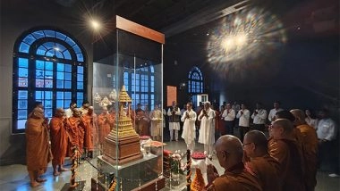India News | Union Ministers Kiren Rijiju, Gajendra Singh Shekhawat Attend Buddha Purnima Celebrations at National Museum