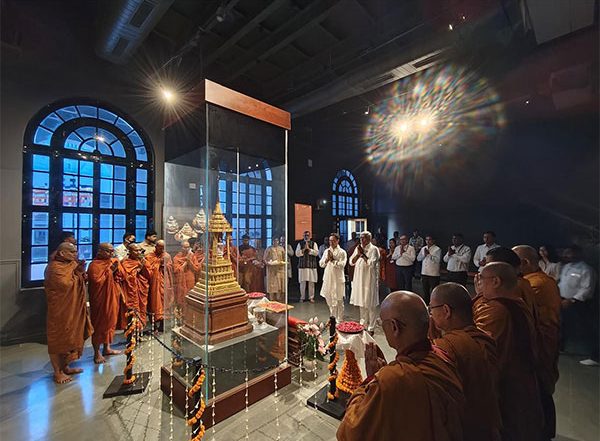 India News | Union Ministers Kiren Rijiju, Gajendra Singh Shekhawat Attend Buddha Purnima Celebrations at National Museum