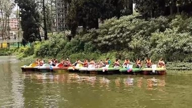 India News | Tamil Nadu: Tourists Participate in a Boat Race in Ooty's Summer Festival