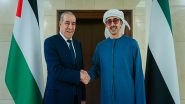 World News | Abdullah Bin Zayed Receives Hussein Al-Sheikh, Discussing Regional Developments
