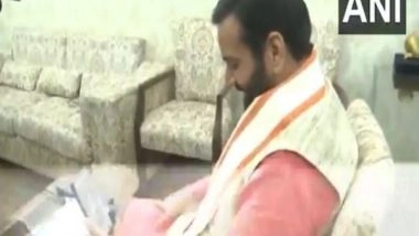 India News | Haryana CM Nayab Singh Saini Congratulates HBSE 12th Toppers over Video Call