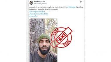 India News | PIB Fact Check Debunks Fake Video of Alleged Soldier Exposing Pahalgam Attack as 'false Flag'