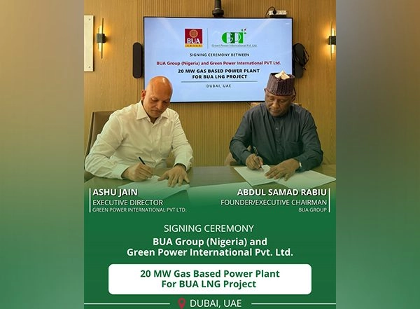 Business News | Green Power International Signs an Agreement with Nigeria-based BUA Group to Build a 20MW Gas Power Plant
