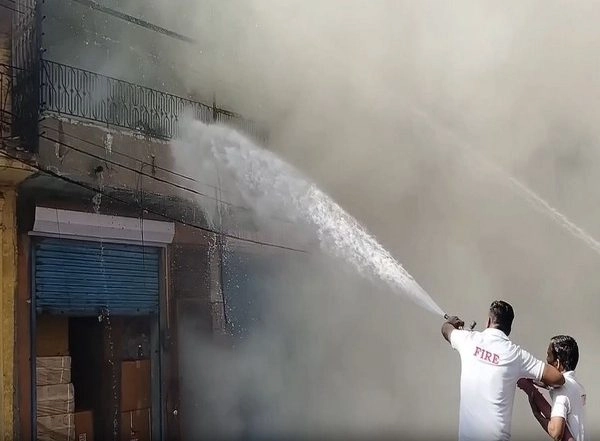 India News | Rajasthan: Massive Fire Engulfs Shoe Warehouse in Jodhpur, No Casualties