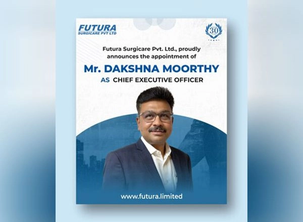 Business News | Futura Surgicare Appoints Dakshna Moorthy as Chief Executive Officer