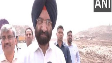 India News | Delhi Minister Manjinder Singh Sirsa Along with Delhi Mayor Makes Visit to Okhla Landfill Site
