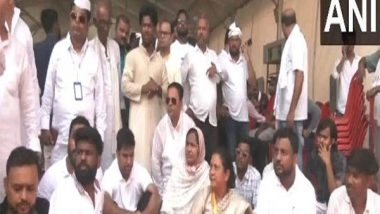 India News | Bihar: Congress Protests Against NDA Govt; Claims Administration Tried to Stop Rahul Gandhi's Programme in Darbhanga