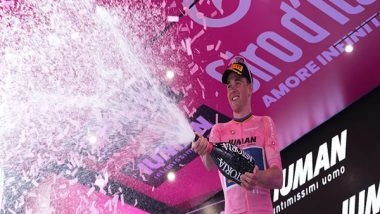 Sports News | Mads Pedersen Completes Hat-trick of Wins with Hard-fought Giro D'Italia Stage 5 Victory