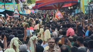 India News | Tamil Nadu: Lakhs Flock to Vellore's Gudiyatham Temple for Grand Sirasu Festival Celebration