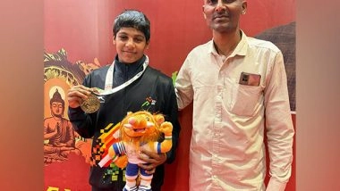 Sports News | Inspired by Dangal, Backed by Dad's Faith, Rutuja Gurav Wins Wrestling Gold on Khelo India Youth Games Debut