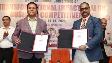Business News | ITM University Gwalior Signs MoU with Lincoln University College Malaysia to Advance AI Education