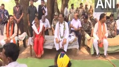 India News | Chhattisgarh CM Sai Visits Muler Village in Dantewada as Part of Sushasan Tihar Campaign