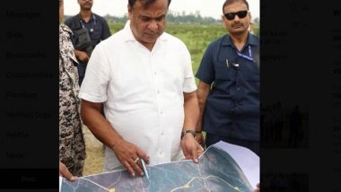 India News | Assam CM Visits Proposed Thermal Power Plant Site at Dhubri's Bilasipara