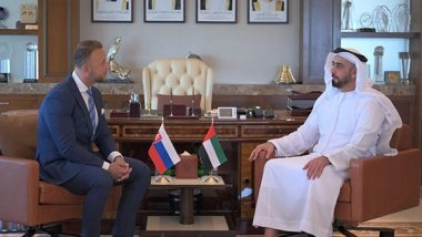 World News | Saif Bin Zayed Meets Slovak Interior Minister