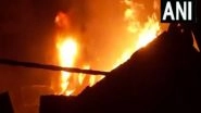 India News | Fire Breaks out at Chemical Warehouse in Delhi's Mundka