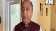 India News | Himachal Leader of Opposition Jairam Thakur Backs Call to Ban Import of Turkish Apples