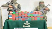 India News | Assam Rifles Seizes Drugs Worth Rs 17.54 Crore in Mizoram