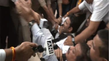 India News | MP: Police Detain Congress MLAs Protesting for Dismissal of Minister Vijay Shah in Bhopal
