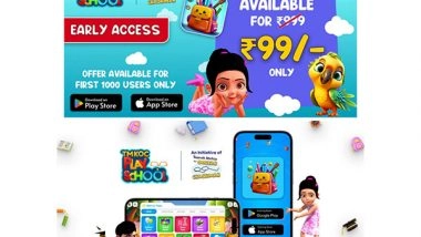 Business News | Neela Mediatech Announces the Early Access of Its TMKOC PLAYSCHOOL; the Gamified Education App to First 1000 Users at Just INR 99/-