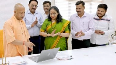 India News | UP CM Yogi Launches Website of Maa Vindhyavasini University in Mirzapur