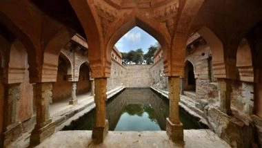 India News | Archaeological Survey of India Restores Rajon Ki Baoli in Delhi's Mehrauli; Monument Now Open for Public