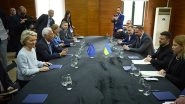 World News | Zelenskyy Urges Pressure on Russia, Expanded Military Aid for Ukraine in Meetings with European Leaders