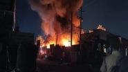 India News | Andhra Pradesh: Fire Breaks out at Scrap Factory in Nellore's Pellakuru Colony