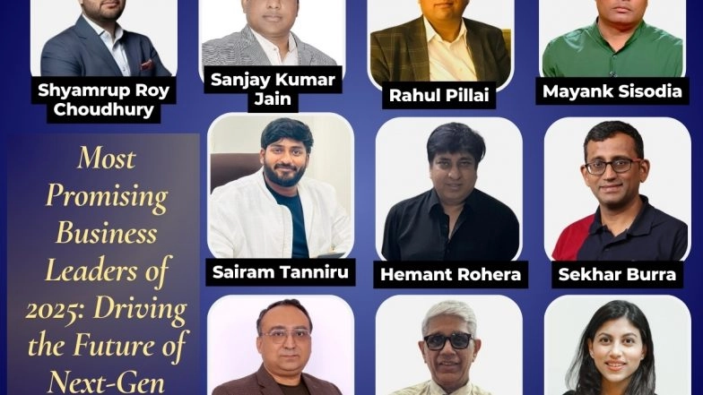 Business News | Most Promising Business Leaders of 2025: Driving the Future of Next-Gen Brands