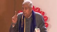 India News | "Accessibility, Affordability of Education for All is Fundamental in Democracy:" VP Dhankhar