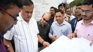 Sports News | Assam: CM Takes Stock of Progress of Construction of Cricket Stadium, Swimming Pool at Amingaon