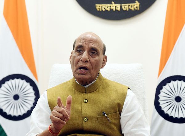 India News | Union Minister Rajnath Singh Expresses Grief over Loss of Lives in Hyderabad's Gulzar House Fire