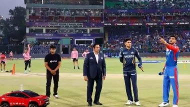 Sports News | IPL 2025: GT Win Toss, Elect to Field Against DC
