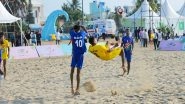 Sports News | Khelo India Beach Games 2025: Big Wins for Goa, Gujarat, Kerala; Non-coastal States Stay Brave in Soccer