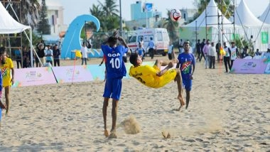 Sports News | Khelo India Beach Games 2025: Big Wins for Goa, Gujarat, Kerala; Non-coastal States Stay Brave in Soccer
