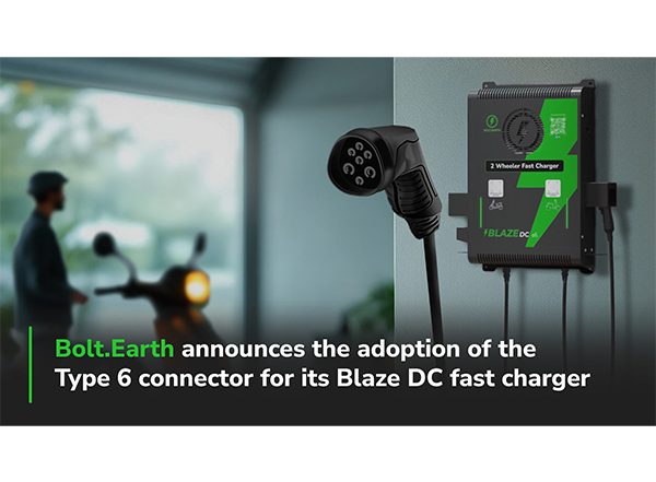 Business News | Bolt.Earth Announces the Adoption of the Type 6 Connector for Its Blaze DC Fast Charger