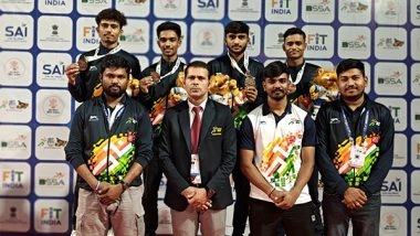 Sports News | Gujarat Shines at 7th Khelo India Youth Games 2025; Organised in Bihar