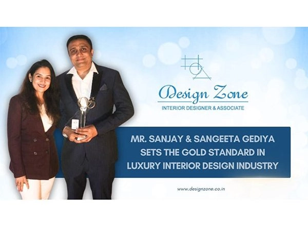 Business News | Design Zone Redefines Luxury Interiors with 24 Years of Excellence Led by Ar. Sanjay and Sangeeta Gediya