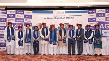 Business News | Aditya Group of Institutions Hosts Annual Convocation 2025, Honoring Student Excellence and New Beginnings