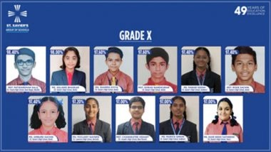 Business News | Excellence Redefined: St. Xavier's Group of Schools Students Shine in Class 10 & 12 Board Exams 2025