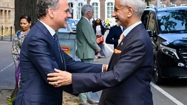 World News | EAM Jaishankar Lauds Netherlands' Support Against Terrorism, Strengthens Bilateral Ties During Hague Visit