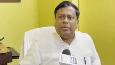 India News | Union Minister Sukanta Majumdar Slams Bengal CM Mamata Banerjee After Section of Dam over Atreyee River Gets Swept over