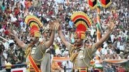 India News | BSF to Resume Retreat Ceremony at All Three Joint Check Posts in Punjab Frontier from Today