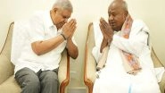 India News | VP Dhankhar Meets Former PM Deve Gowda, Conveys Birthday Greetings