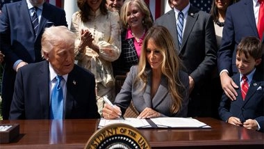 World News | Trump Signs 'Take It Down Act', Making It Illegal to Circulate Non-consensual Explicit Pictures