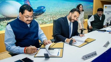 Sports News | Amity University Online and Hockey India Sign MoU to Transform Lives of Athletes
