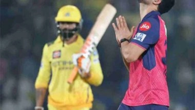 Sports News | IPL 2025: RR's Akash Madhwal and Yudhvir Singh's Brilliance Restrict CSK to 187/8 in 20 Overs