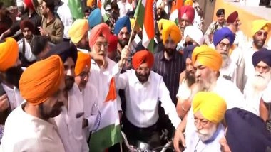 India News | Delhi Minister Manjinder Singh Sirsa Leads Tiranga Yatra to Honor Indian Army's Bravery