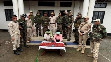 India News | Assam Rifles, Police Seize Brown Sugar, Illegal Areca Nuts in Coordinated Ops