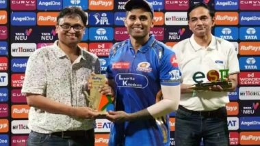Sports News | Suryakumar's Sweet Gesture Wins Hearts, Reveals Story Behind Dedicating POTM Award to His Wife
